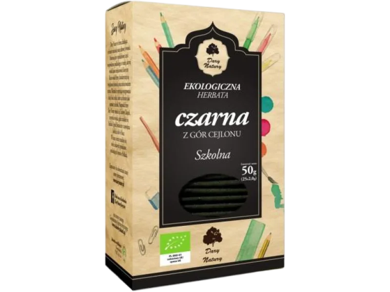 DARY NATURY Herbata czarna Szkolna EKO, saszetki