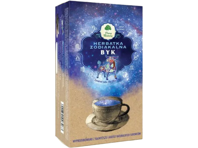 DARY NATURY Herbata Zodiakalna Byk, saszetki