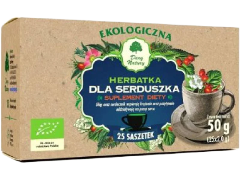 DARY NATURY Herbatka Ekologiczna Dla Serduszka, saszetki