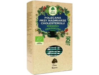 Zdjęcie produktu DARY NATURY Herbatka Ekologiczna Polecana przy nadmiarze cholesterolu, zioła do zaparzania