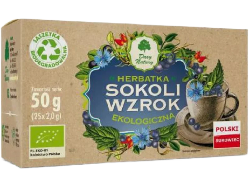 DARY NATURY Herbatka ekologiczna Sokoli Wzrok, saszetki