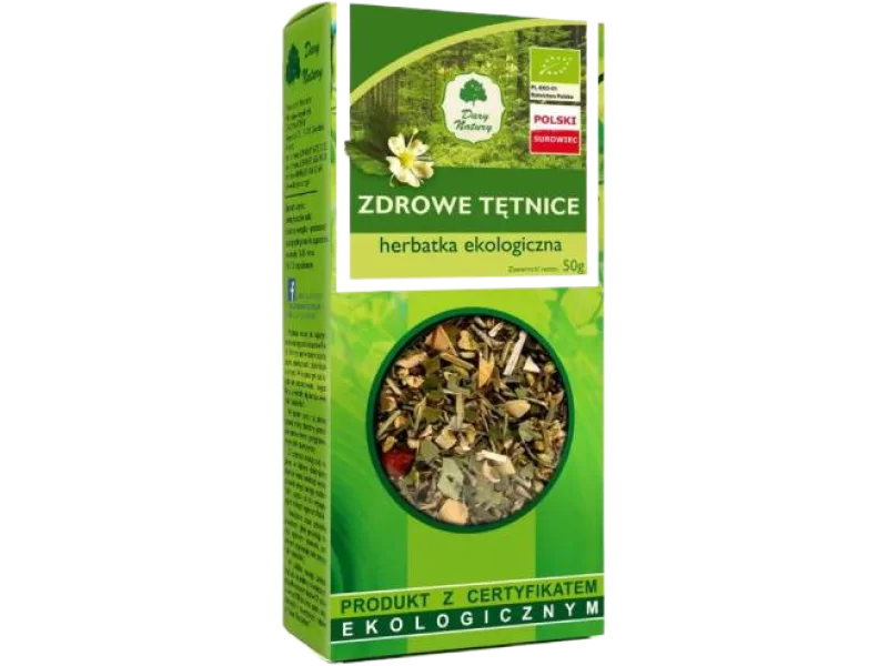 DARY NATURY Herbatka ekologiczna Zdrowe tętnice, zioła do zaparzania