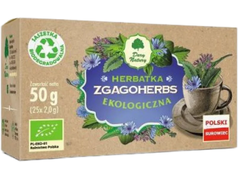 DARY NATURY Herbatka Ekologiczna Zgagoherbs, zioła do zaparzania