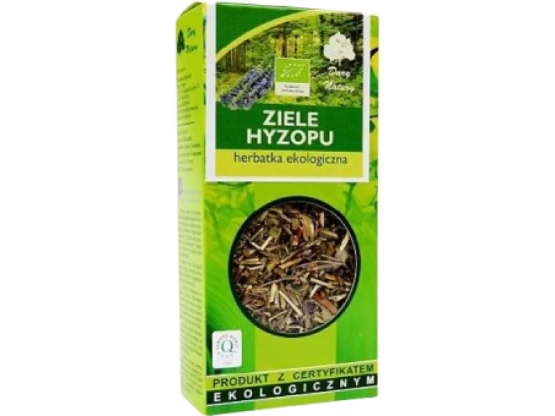 DARY NATURY Herbatka Ekologiczna Ziele Hyzopu, zioła do zaparzania