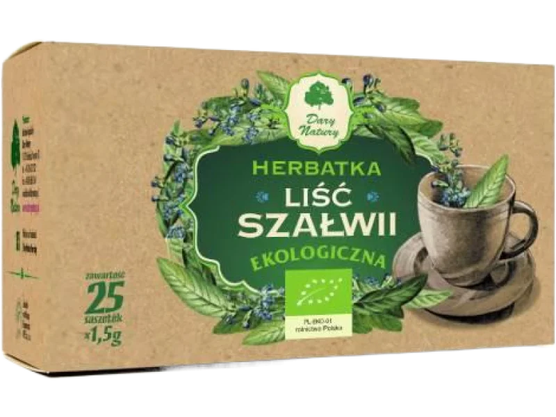 DARY NATURY Herbatka Liść Szałwii EKO, saszetki