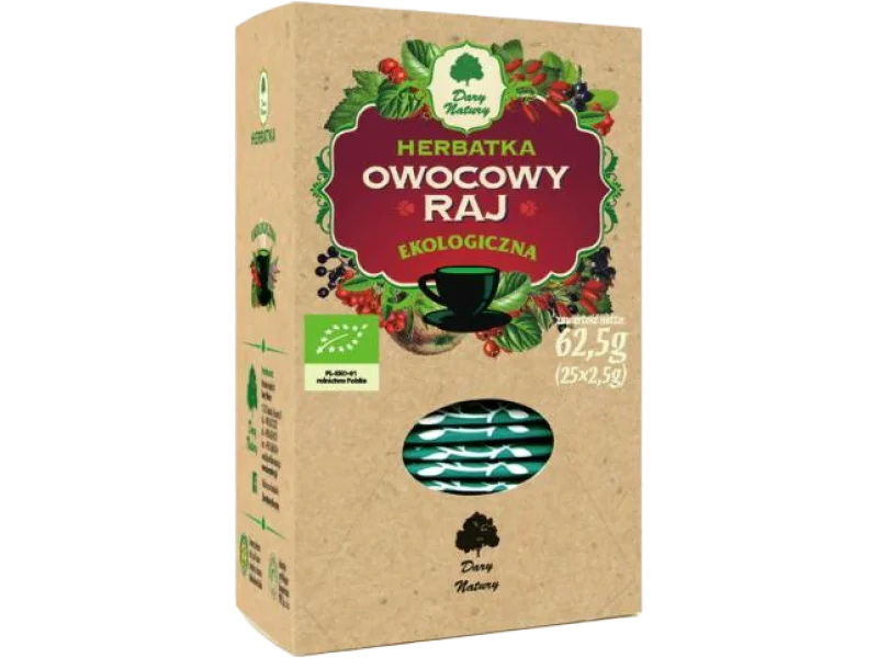 DARY NATURY Herbatka Owocowy raj EKO, saszetki