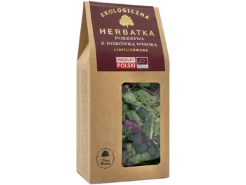 Zdjęcie produktu DARY NATURY Herbatka Pokrzywa z borówką wysoką Liofilizowana Eko, zioła do zaparzania