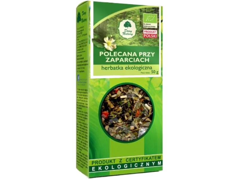 DARY NATURY Herbatka polecana przy zaparciach EKO, zioła do zaparzania