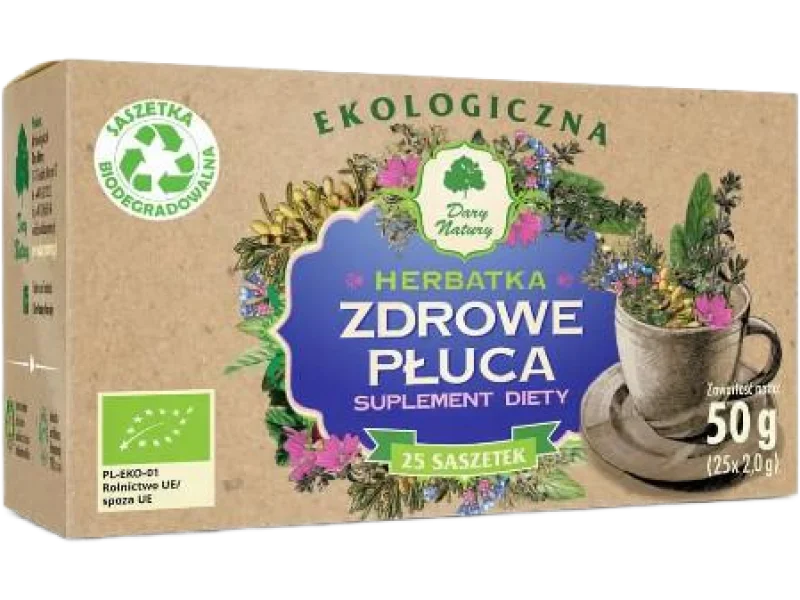 DARY NATURY Herbatka Zdrowe Płuca Eko, saszetki