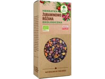 Zdjęcie produktu DARY NATURY Herbatka żurawinowo-różana EKO, zioła do zaparzania