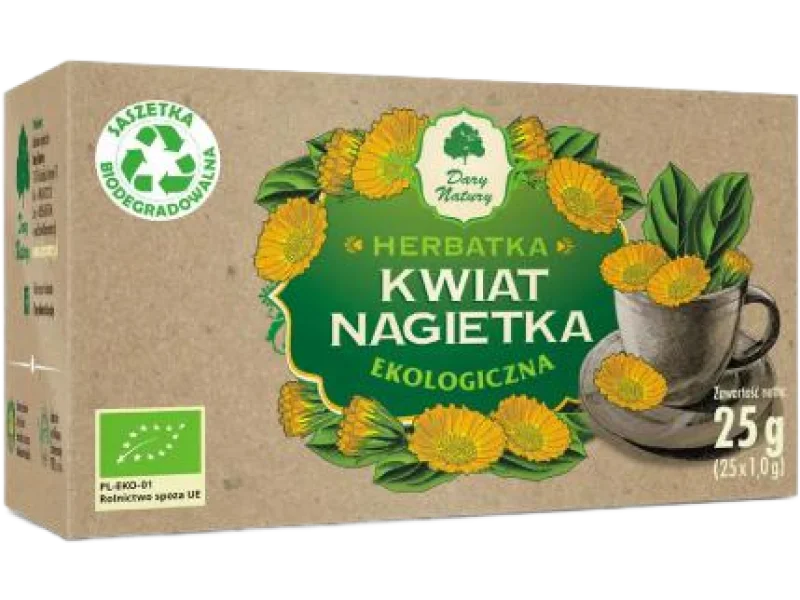 DARY NATURY Nagietek kwiat EKO, saszetki, 1 g