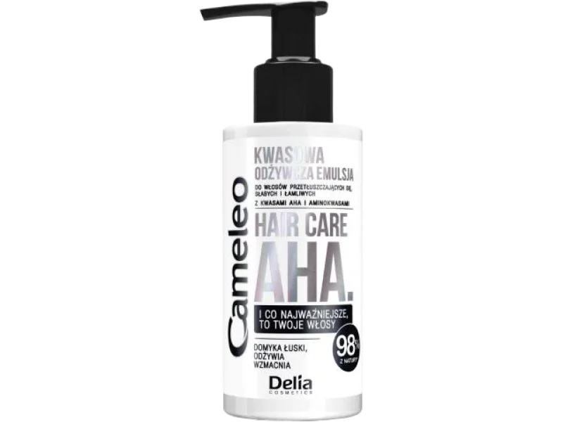 DELIA Cameleo Hair Care AHA Odżywcza emulsja kwasowa do włosów słabych i łamliwych