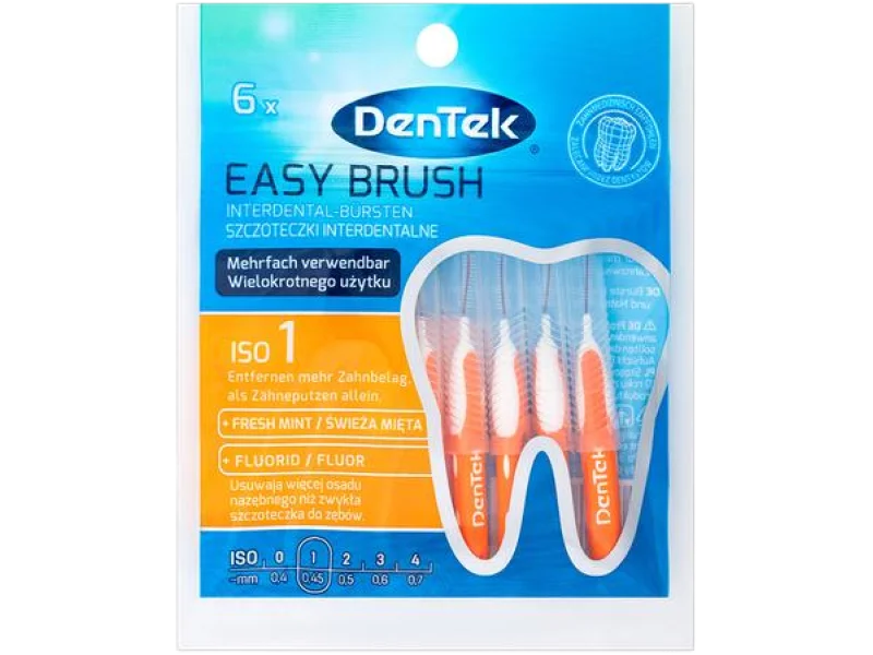 DENTEK Szczoteczki międzyzębowe Easy Brush, sprzęt medyczny