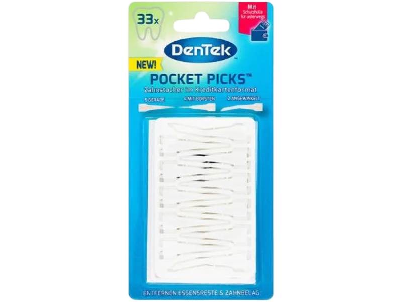 DENTEK Wykałaczki dentystyczne Pocket Picks