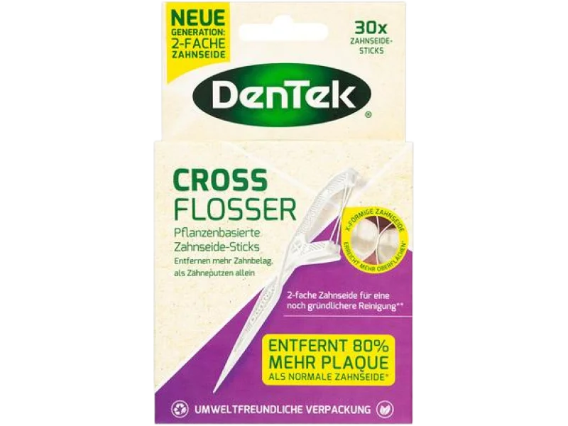 DENTEK Wykałaczki z nicią dentystyczną Eco Cross Flosser, sprzęt medyczny