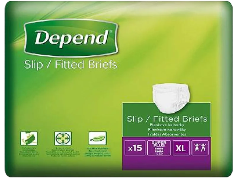 DEPEND SLIP Super Plus rozmiar L Pieluchy dla dorosłych, pieluchomajtki