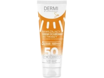 Zdjęcie produktu Dermi Sun Nawilżający krem ochronny do twarzy SPF 50, SPF 50