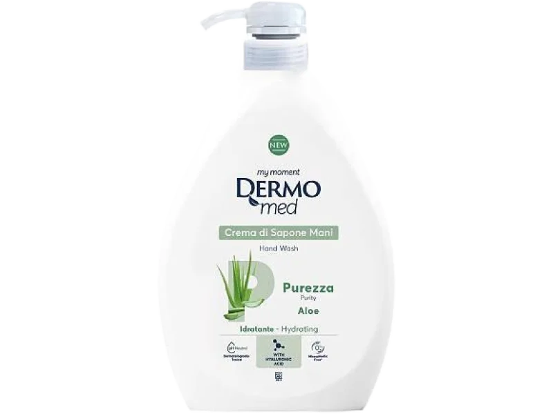 DERMOMED Mydło w płynie z pompką Aloes