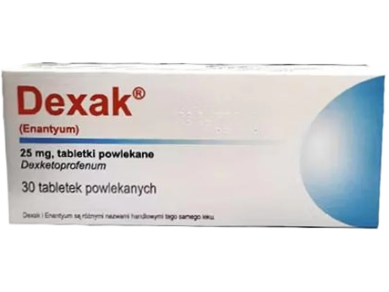 Dexak 25 mg (DELFARMA), tabletki powlekane, 25 mg