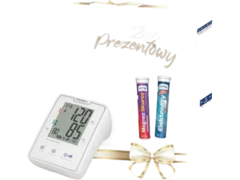 Zdjęcie produktu DIAGNOSIS Zestaw prezentowy: Ciśnieniomierz Diagnostic Pro Cardio Afib + Vitter Blue Magnez Skurcz + Vitter Blue Elektrolity, ciśnieniomierz,tabletki musujące