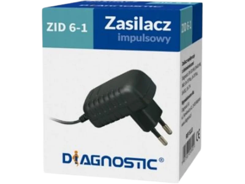 DIAGNOSTIC Zasilacz impulsowy do ciśnieniomierzy ZID 6-1, sprzęt medyczny