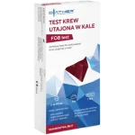 DIATHER domowy kasetkowy test krew utajona w kale, test do wykrywania krwi utajonej w kale FOB test, zestaw