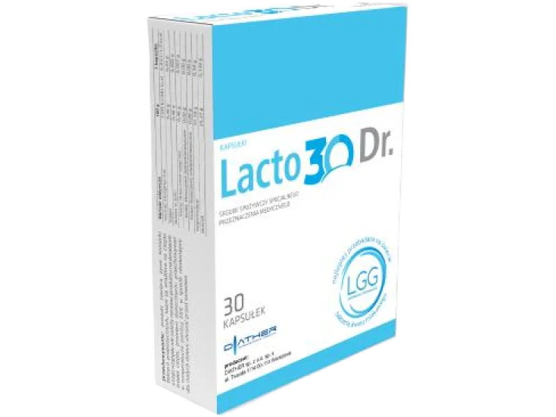 DIATHER Lacto30Dr., kapsułki, 3 x 10^9 CFU