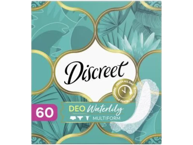 DISCREET Wkładki higieniczne Deo Waterlily, środki chłonne