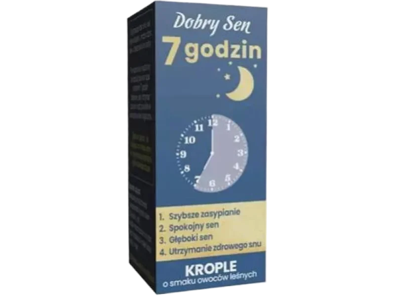DOBRY SEN 7 godzin, krople