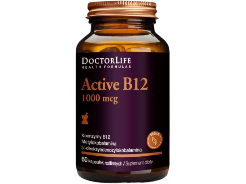 Doctor Life Active B12, kapsułki, 1000 µg