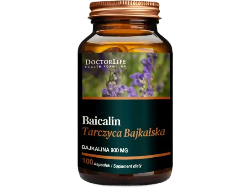 Doctor Life Baicalin Tarczyca Bajkalska, kapsułki, 500 mg