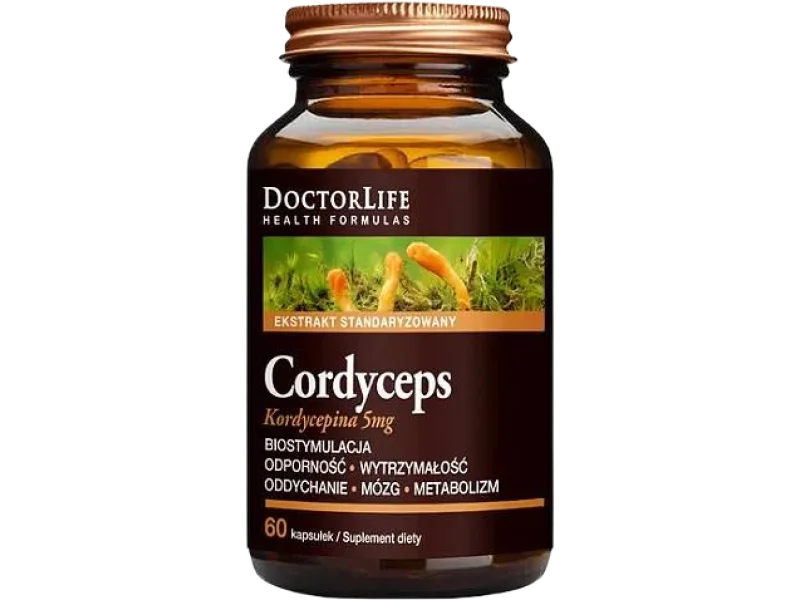 Doctor Life Cordyceps, kapsułki, 500 mg
