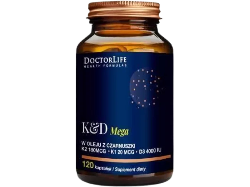 Doctor Life K+D3 Mega, kapsułki