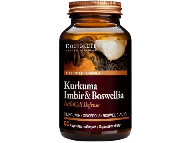 Doctor Life Kurkuma, Imbir & Boswellia, kapsułki
