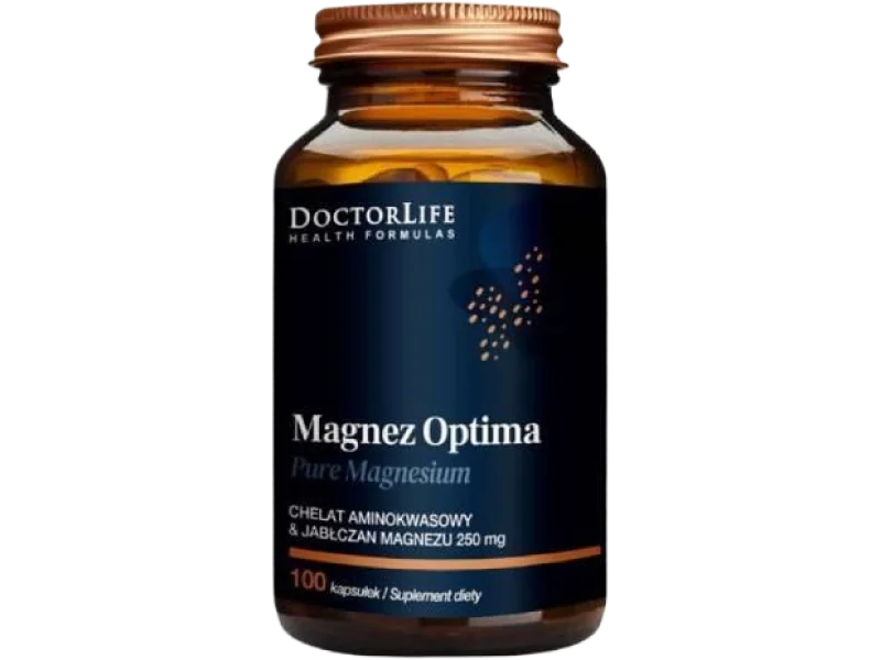 Doctor Life Magnez Optima, kapsułki, 100 mg