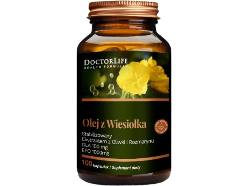 Doctor Life Olej z wiesiołka, kapsułki miękkie