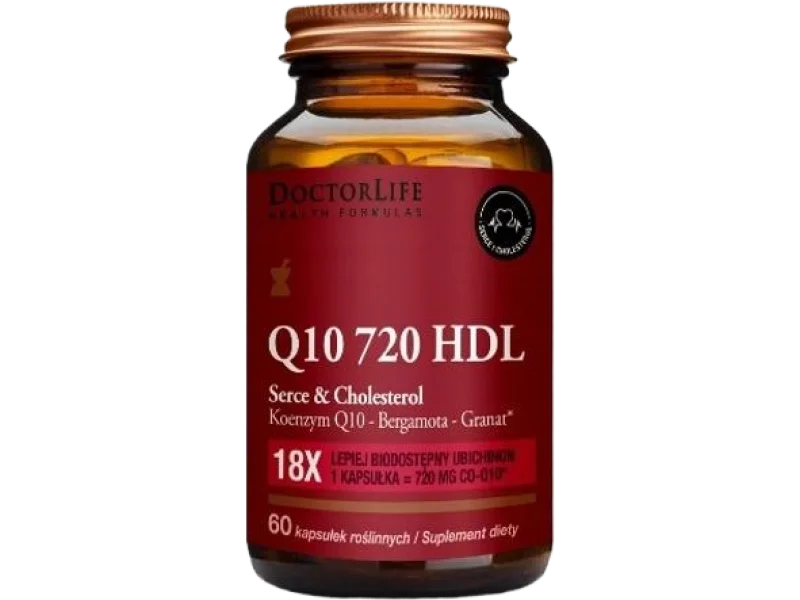 Doctor Life Q10 720 HDL Serce & Cholesterol, kapsułki