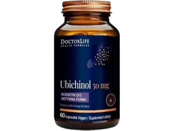 Zdjęcie produktu Doctor Life Ubichinol 50 mg Koenzym Q10 forma aktywna, kapsułki miękkie, 50 mg