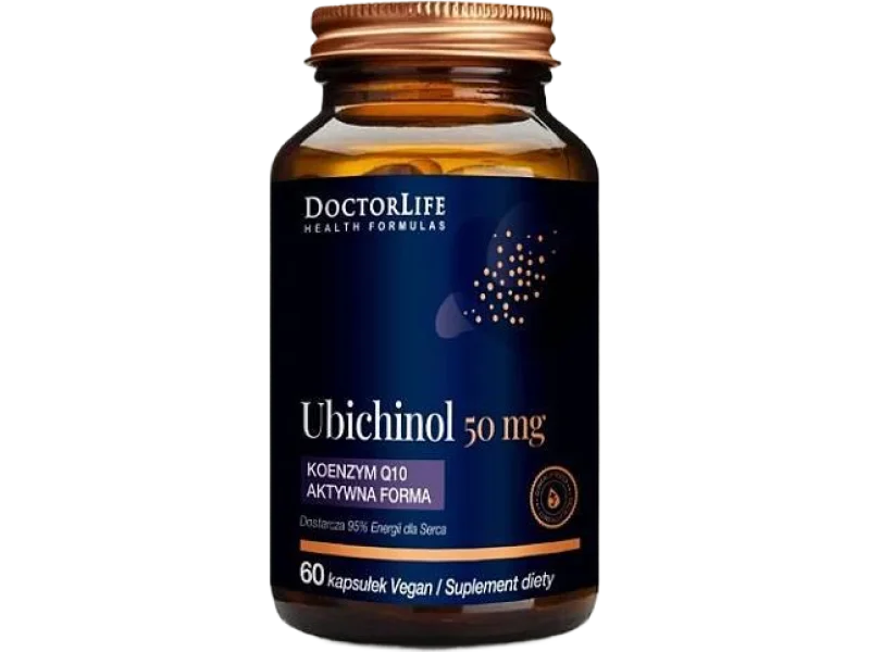 Doctor Life Ubichinol 50 mg Koenzym Q10 forma aktywna, kapsułki miękkie, 50 mg