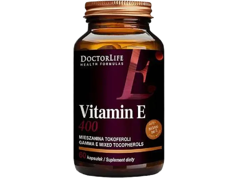 Doctor Life Vitamin E-400, kapsułki, 250 mg