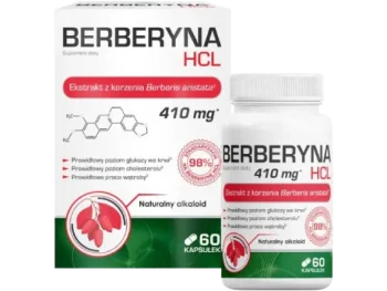 Domowa Apteczka Berberyna HCL, kapsułki, 400 mg
