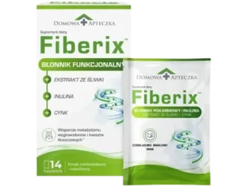 Zdjęcie produktu Domowa Apteczka Fiberix Smak czekoladowo-waniliowy, saszetki