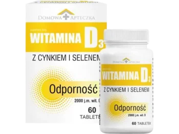 Zdjęcie produktu DOMOWA APTECZKA Witamina D3 z cynkiem i selenem, tabletki