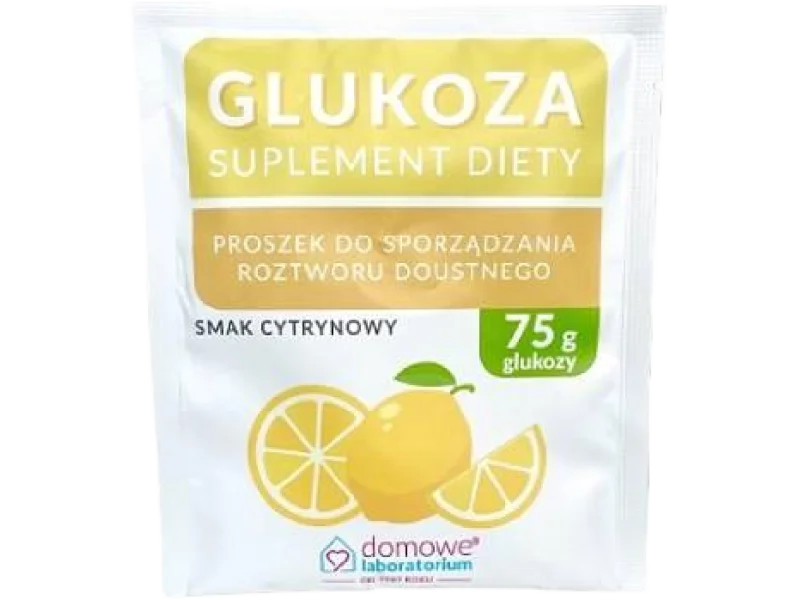 Domowe Laboratorium Glukoza Cytrynowa, proszek do sporządzania roztworu doustnego, 75 g