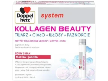 Zdjęcie produktu Doppelherz system Kollagen Beauty smak malina i jagoda, płyn