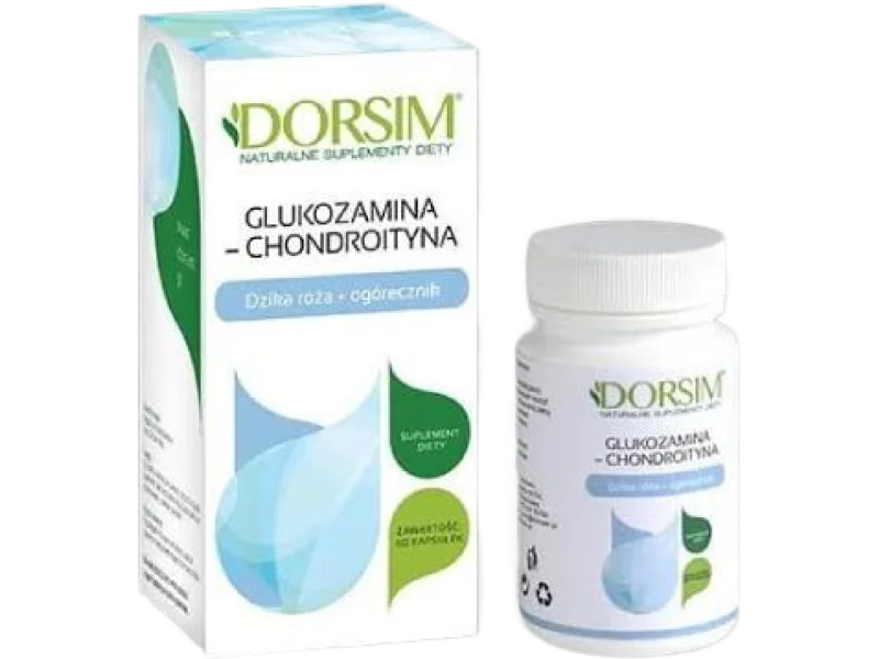 DORSIM Glukozamina z Chondroityną, kapsułki