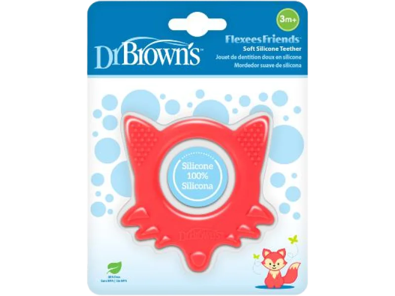 Dr Brown’s Gryzak Flexees 3m+, zabawka sensoryczna