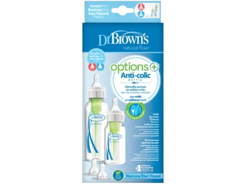 Dr Brown’s Options+ Anti-colic Zestaw startowy Standard, sprzęt medyczny