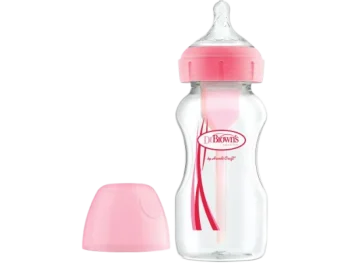 Zdjęcie produktu Dr Brown’s Options+ Butelka antykolkowa 0m+ Różowa, sprzęt medyczny