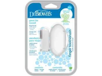 Zdjęcie produktu Dr Brown’s Silikonowa szczoteczka do zębów i masażu dziąseł 3m+, sprzęt medyczny